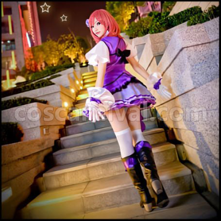 Love Live! Season 2 Episode 12/13 Insert Song KiRa-KiRa Sensation Happy maker Maki Nishikino Cosplay Costume coscarnival - Side Profile