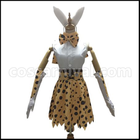 Kemono Friends Serval-chan Cosplay Costume coscarnival - Front View