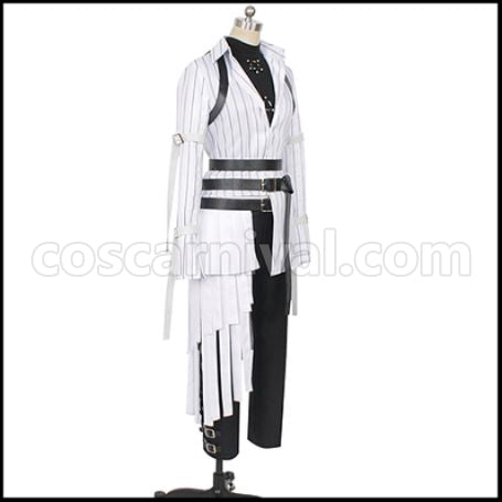 Twisted Wonderland Jade Scary Dress Cosplay Costume coscarnival - Back View