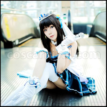 The Idolmaster Cinderella Girls Starlight Stage Rin Shibuya Cosplay Costume coscarnival - Side Profile