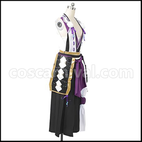 Touken Ranbu Yari Danshi Tonbokiri Cosplay Costume coscarnival - Back View