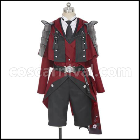 Touken Ranbu Hyuga Masamune Cosplay Costume coscarnival - Front View