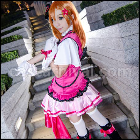 Love Live! 2nd Season Episodes 12/13 Insert Songs KiRa-KiRa Sensation!/Happy maker! Honoka Kosaka Cosplay Costume coscarnival - Cuff Style