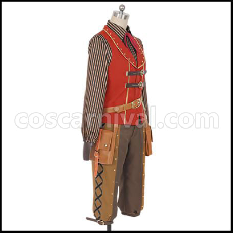 IDOLiSH 7 Ichiban Kuji Mechanical Lullaby Riku Nanase Cosplay Costume coscarnival - Back View