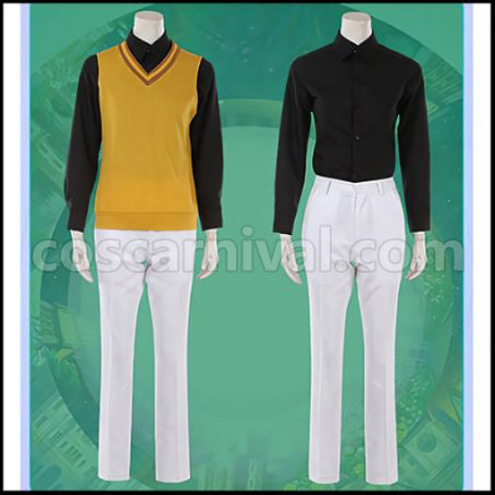 The Wizard's Promise Mahoyaku Central Country Arthur Granvill First Anniversary Cosplay Costume coscarnival - Collar Design
