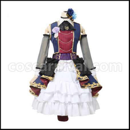 BanG Dream! 7th-LIVE Roselia Shirokane Rinko (Shirokane Rinko) Cosplay Costume coscarnival - Front View