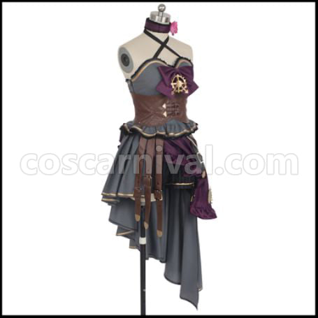 THE IDOLMASTER Shiny Colors L'Antica Mamimi Tanaka Cosplay Costume coscarnival - Back View