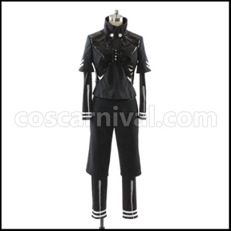 Tokyo Ghoul Ken Kaneki / White Kaneki / Centipede Black Cosplay Costume Coscarnival - Front View