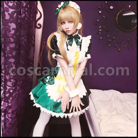 Love Live! Maid Mogu Mogu Love in Approach! Kotori Minami Cosplay Costume coscarnival - Front View