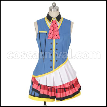 Love Live! Sunshine!! Yoshiko Tsushima 3rd Single HAPPY PARTY TRAIN Cosplay Costume coscarnival - Front View