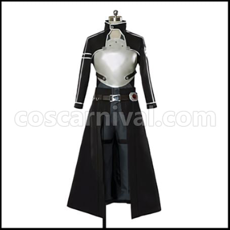 Sword Art Online II Phantom Bullet Kirito / Kirigaya Kazuto Cosplay Costume coscarnival - Front View