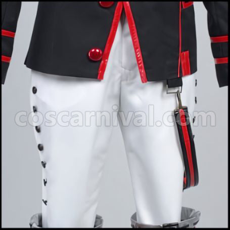 D.Gray-man Third Exorcist Uniform Lavi Cosplay Costume coscarnival - Hem Detail
