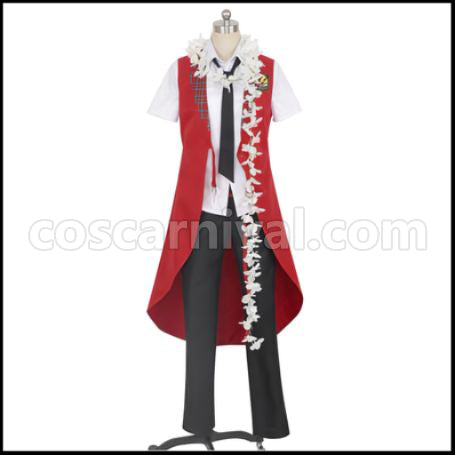 The Idolmaster SideM High x Joker Shiki Iseya Cosplay Costume Coscarnival - Front View