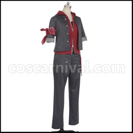 Hypnosis Mic Before The Battle The Dirty Dawg Ichiro Yamada Cosplay Costume coscarnival - Back View