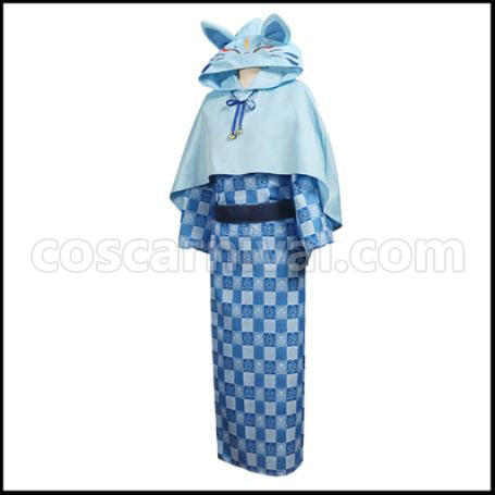 A3! Taiko no Tatsujin Tsukioka Tsumugi Cosplay Costume coscarnival - Back View