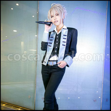 IDOLiSH 7 TRIGGER Raku Yaotome CD Leopard Eyes Cosplay Costume coscarnival - Back View