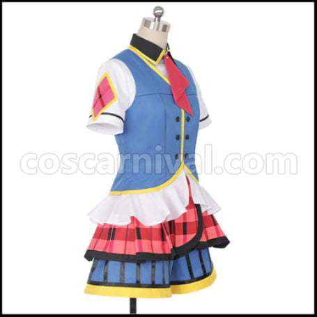 Love Live! Sunshine!! Mari Ohara 3rd Single HAPPY PARTY TRAIN Cosplay Costume coscarnival - Back View
