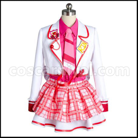 Love Live! Rin Hoshizora School Idol Festival Cosplay Costume coscarnival - Front View