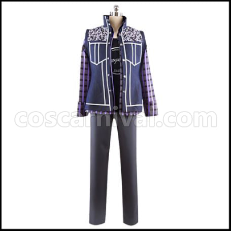 A3! Autumn Group Settsu Banri Cosplay Costume coscarnival - Front View