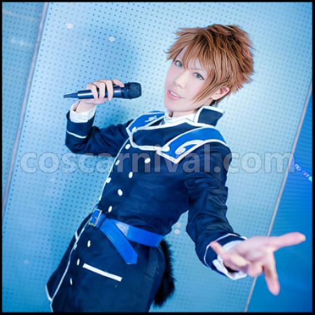 IDOLiSH 7 TRIGGER Ryunosuke Tsunashi CD Leopard Eyes Cosplay Costume coscarnival - Front View