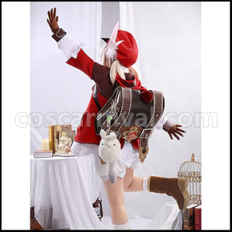 Genshin Impact Klee Cosplay Costume coscarnival - Back View
