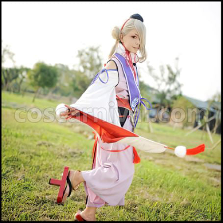 Touken Ranbu Tanto Swordsman Imanotsurugi Cosplay Costume coscarnival - Front View