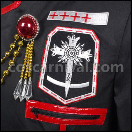 D.Gray-man Third Exorcist Uniform Lenalee Cosplay Costume coscarnival - Detail Close-up