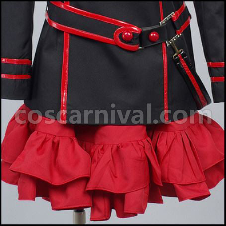 D.Gray-man Third Exorcist Uniform Lenalee Cosplay Costume coscarnival - Cuff Style