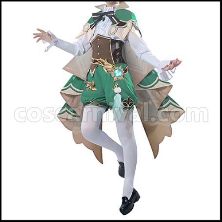 Genshin Impact Venti Cosplay Costume coscarnival - Front View