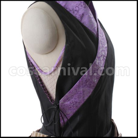 Laughing Under the Clouds Kinjou Shirasu Cosplay Costume coscarnival - Hem Detail