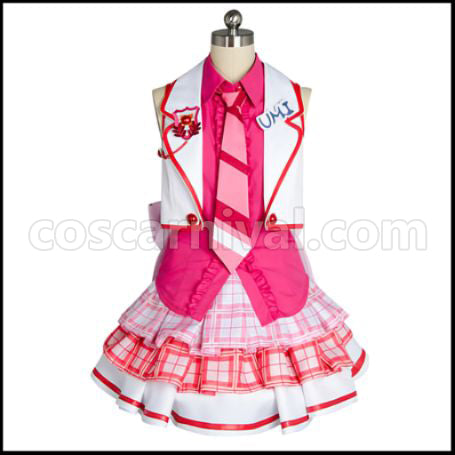 Love Live! Umi Sonoda School Idol Festival Cosplay Costume coscarnival - Front View