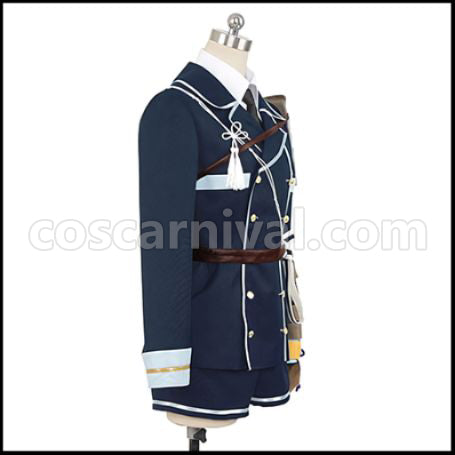 Touken Ranbu Tantou Danshi Hirano Toushirou Cosplay Costume coscarnival - Back View