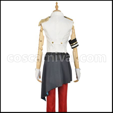 Tsukiuta. The Animation Hazuki You Cosplay Costume coscarnival - Back View