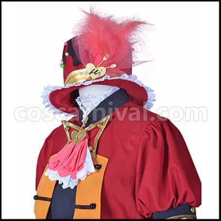 Love Live! School Idol Festival Valentine's Edition 2015 First Half Post-Awakening Nico Yazawa Cosplay Costume coscarnival - Collar Design