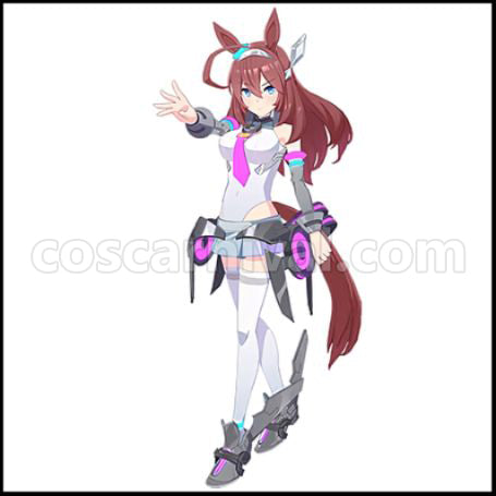 Uma Musume Pretty Derby Mihono Bourbon Cosplay Costume coscarnival - Front View