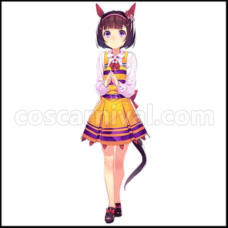 Uma Musume Pretty Derby Nishino Flower Cosplay Costume coscarnival - Front View