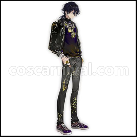 Paradox Live Burai Kan Shinguu Haruomi Cosplay Costume coscarnival - Front View
