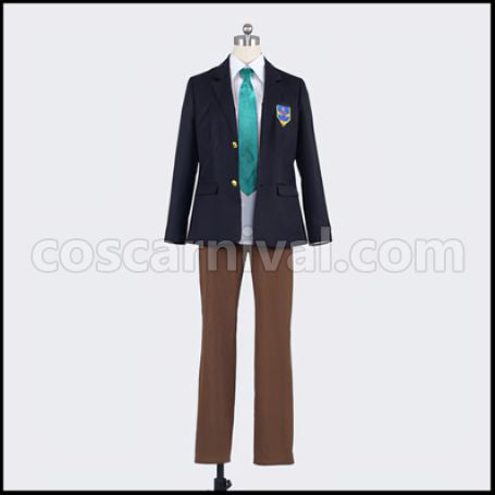 Free! Haruka Nanase Iwatobi High School Uniform Cosplay Costume coscarnival - Front View