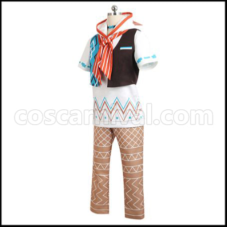 A3! Summer Group The Adventure Around Niboshi Ikaruga Misumi Cosplay Costume coscarnival - Back View