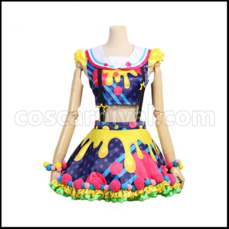 BanG Dream! Poppin¡¯Party New Costumes Toyama Kasumi (Toyama Kasumi) Cosplay Costume coscarnival - Front View