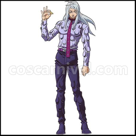 JoJo's Bizarre Adventure Part 6 Stone Ocean Jongalli A Cosplay Costume coscarnival - Front View