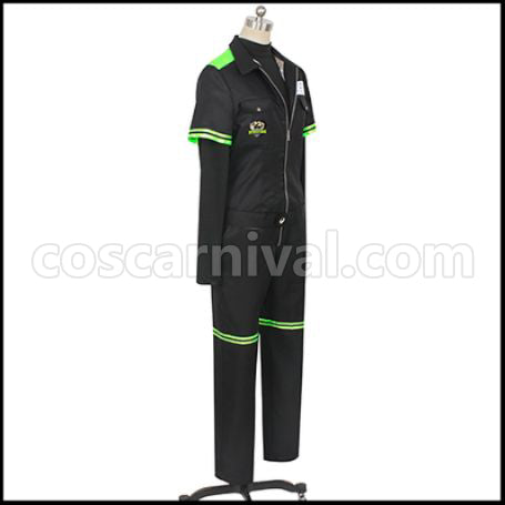 Twisted Wonderland Diasomnia Dormitory Malleus Draconia Gym Clothes Cosplay Costume coscarnival - Back View