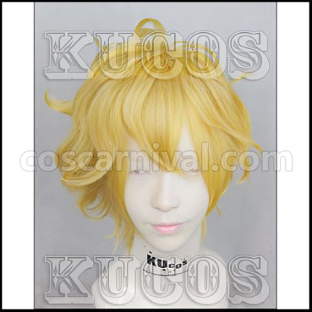 Karneval Yogi Short Golden Cosplay Wig coscarnival,Tip Styling
