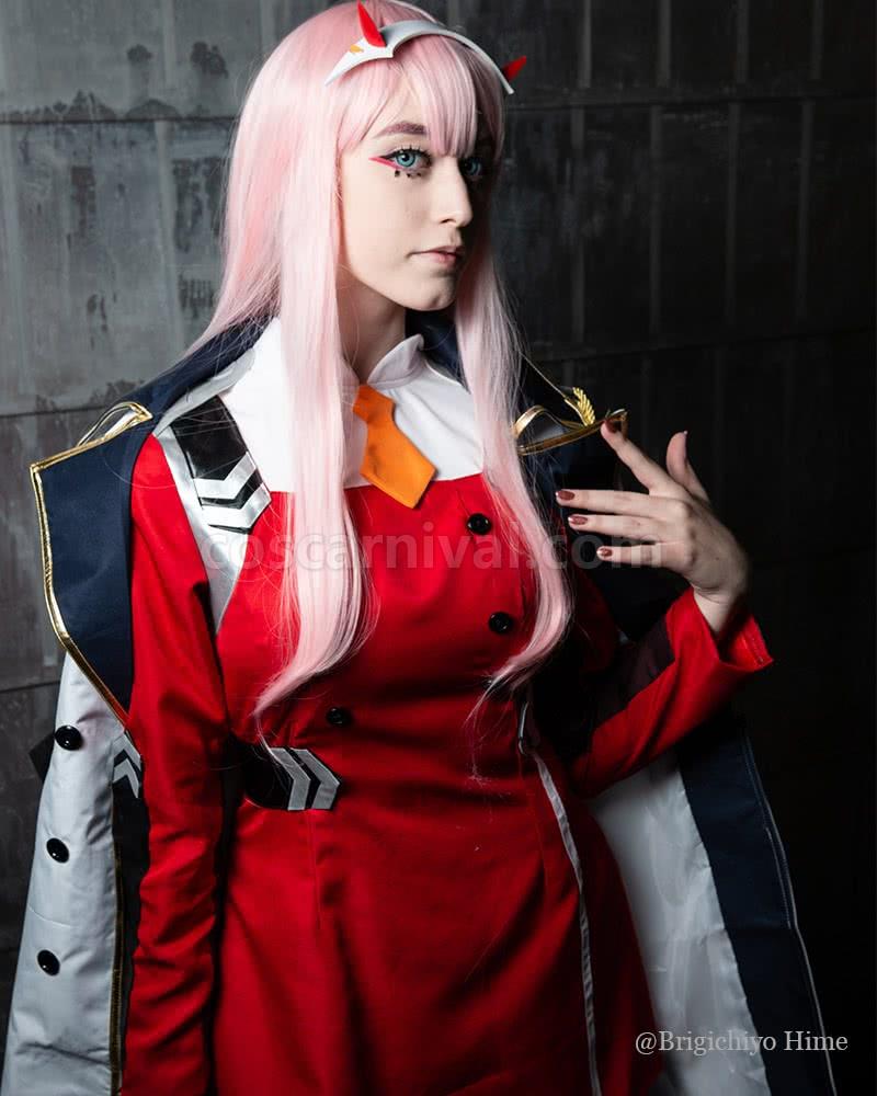 DARLING in the FRANXX 02 제로 투 코트 유니폼 코스프레 의상