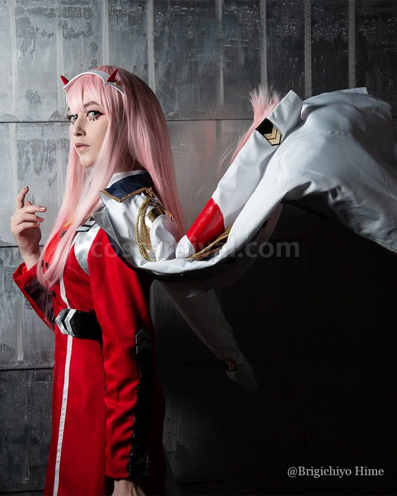 DARLING in the FRANXX 02 제로 투 코트 유니폼 코스프레 의상