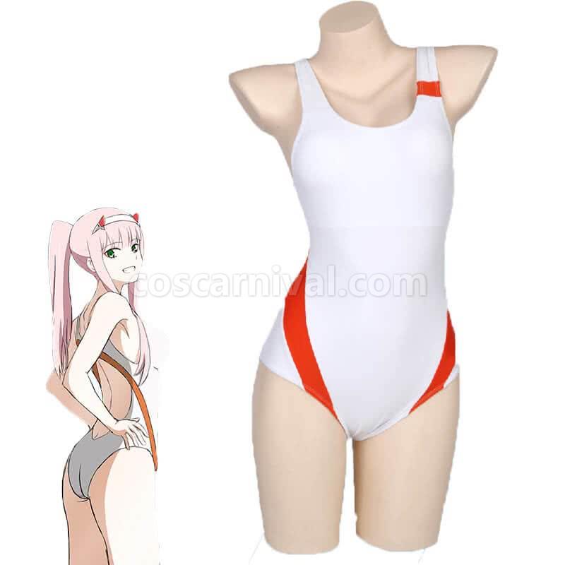 DARLING in the FRANXX 02 Zero Two Swimwear Set Costume