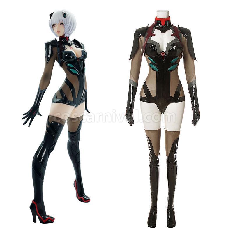 EVA Ayanami Rei Combat Suit Cosplay Costume coscarnival