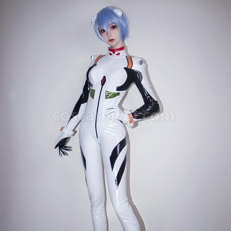 EVA Ayanami Rei Combat Suit Cosplay Costume coscarnival