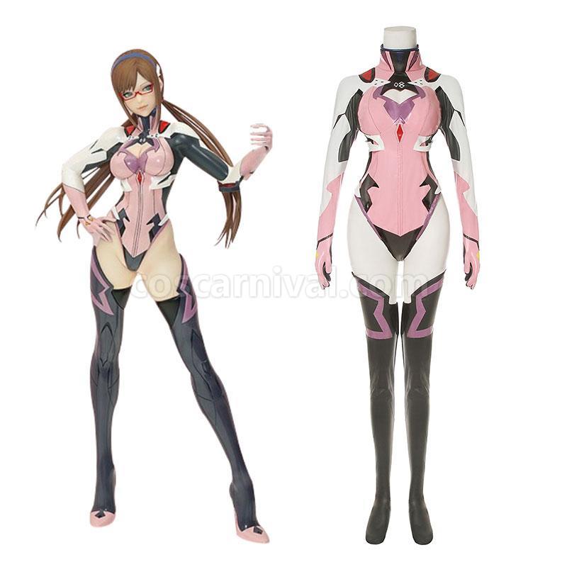 EVA Mari Makinami Illustrious Combat Suit Cosplay Costume coscarnival