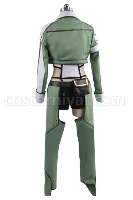 Hot Sword Art Online Sinon Female Outfits Cosplay Costume